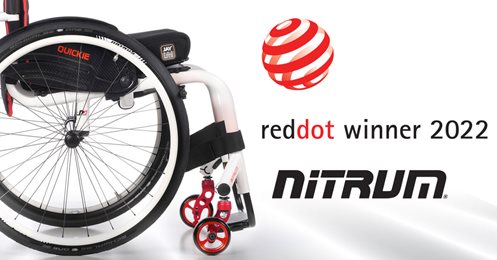 Το QUICKIE Nitrum κερδίζει το βραβείο Red Dot για υψηλή ποιότητα σχεδίασης
